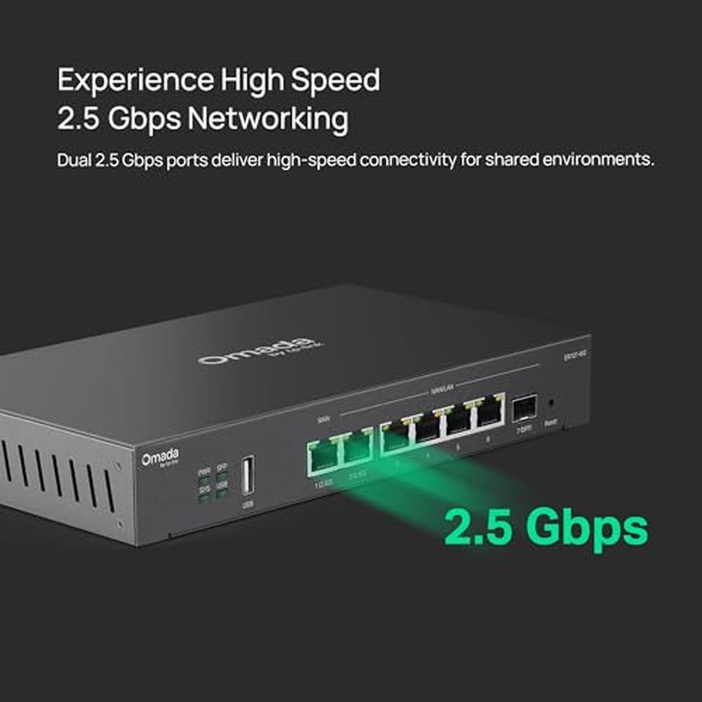Omada Link | TP-Link ER707 M2 Omada Multi-Gigabit VPN Router | Dual 2 ...
