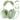 Silicone Case Cover for AirPods Max Headphones, Clear Soft TPU Ear Cups Cover Ear Pad Case Cover Headband Cover for AirPods Max (2024 2020),Transparent Accessories for Apple AirPods Max (USB-C), Green