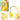 Overear Noise Canceling | Overear Noise Canceling Headphones Adjustable And Retractable Headband Soft Pu Leather With Colorful Breathing Light For Mobile Phones Laptops Tablets Yellow