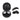 Yinke Smart Case for AirPods Max Supports Sleep Mode, with AirPods Max Headband Silicone Cover Ear Pad Headband Cover, Hard Organizer Portable Carry Travel Bag (Black Combo Set)