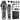 HIENA PRO Hair Clippers for Men, Professional Cordless Rechargeable T Liner Trimmer Set, Barber Hair Cutting Kit With LED Display, Gifts
