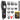 CIICII Hair Clippers for Men Professional, Cordless Barber Clippers for Hair Cutting (Rechargeable USB Adjustable Mens Hair Trimmer with 8 Metal Guards, 13Pcs Grooming Haircut Kit) for DIY Home Salon