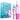 AquaSonic Kids' Water Flosser for Ages 6+ | Standard Nozzle, Orthodontic Nozzle & Waterproof Stickers | 4 Flossing Modes | Aquarium Adventures Theme (Pink)