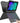 Fuwang Touchpad Keyboard | Fuwang Touchpad Keyboard Case For Ipad Mini 7 A17 Pro 2024 Mini 6Th Generation 2021 8 3 Inch 360 Rotate 7 Color Backlit Keyboard For Ipad Mini 7Th 6Th Generation With Pencil Holder Black