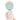 LAIQULY Handheld Fan Personal Portable Fan 3 Speed Adjustable Removable Lanyard USB Recharging Battery Operated Small Desk Table Fan Makeup Eyelash Fan for Home Camping Travel -Green