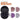 LTGEM Case Compatible with Sony MDR-ZX110 MDRZX110AP MDRZX110NC MDR-ZX310AP ZX Series Wired On-Ear Headphones, Black Pink(Case Only)