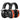 PROHEAR 037 2 Pack Bluetooth 5.3 Hearing Protection Headphones with Rechargeable, 30dB SNR Safety Noise Reduction Ear Muffs for Mowing Workshops Snowblowing, Black and Orange