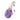 Cute Case for Beats Studio Buds Studio Buds Silicone Case Cover 2021 2023, Secure Lock Cool Kawaii Women Girls Teen with Keychain for New Beats Studio Earbuds Cases (Lock Purple)