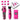TPOB Slime 2 Candy Pink Clipper Trimmer Shaver Set Barber Hair Clippers in Matte Pink with Taper Blade