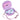 Mchoi Hard Case Suitable for Riwbox CT-7 Pink for Jack CT-7S Cat Green 3.5mm for iClever IC-HS01 Bluetooth Wireless Over-Ear Headphones Headset for Kids Travel Protective Case, Purple, Case Only