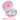 Mchoi Hard Case Suitable for Riwbox CT-7 Pink for Jack CT-7S Cat Green 3.5mm for iClever IC-HS01 Bluetooth Wireless Over-Ear Headphones Headset for Kids Travel Protective Case, Pale Pink, Case Only