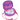 Mchoi Hard Case Suitable for Riwbox CT-7 Pink for Jack CT-7S Cat Green 3.5mm for iClever IC-HS01 Bluetooth Wireless Over-Ear Headphones Headset for Kids Travel Protective Case, Dark Pink, Case Only