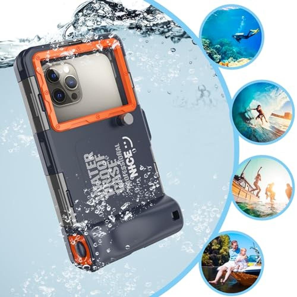 Nisso Waterproof Underwater Snorkeling Phone Case For IPhone 15/14/13