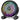 Punoge USB RGB Desk Fan - 3 Speeds Quiet Portable Table Fan, 8 Color LED Lights, 360 Rotation, Small Fan for Home Office Desktop Bedroom