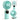 Portable Handheld Fan, 4000mAh Battery Operated Fan with LED Display, Handheld Neck Desk 3 in 1 Personal Small Fans, 90 Foldable Desk Fan with Base, 5 Speed Makeup Lash Fan for Women Green