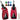 Wireless Guitar System Transmitter Receiver: UHF Cordless 164 Feet Range - 6 Channels USB-C Rechargeable Audio, 220 Rotatable Plug Design for Guitar Bass and Electric Instruments(Red)