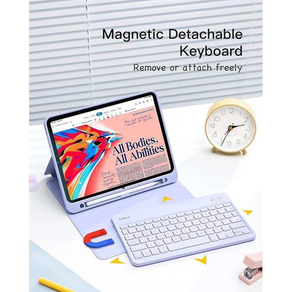 Inateck iPad 10th/11th Generation Keyboard Case, Compatible A16 2025 11