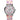 Timex Women's Peanuts Floral 38mm Watch | Pink Strap White Dial Silver Tone Case | Exclusive Luxury Timepiece