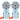 2 Pack Portable Handheld Fan, Mini Hand Held Fan, 6-15H Cooling Small Personal Fan, 180 Foldable Mini Desk Fan with 4 Quiet Speed, Neck Fan w Lanyard for Kids Women Men Travel Office, Light Blue