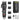 HIENA PRO Professional Hair Clippers for Men, Cordless Corded Barber Clippers for Hair Cutting, Rechargeable Beard Trimmer, LED Display, Gifts for Men (Black)