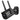 Septekon 2K Outdoor Security Camera 3MP, 2.4G Wired WiFi Camera with Night Vision, IP66 Waterproof, AI Human Motion Tracking, 2-Way Audio, Black