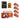 Cloudisk Pack of 5 Parrot-Prime Micro SD Card 4GB Flash Memory Card C6 Micro SDHC with SD Adapter, Card Reader (4GB)