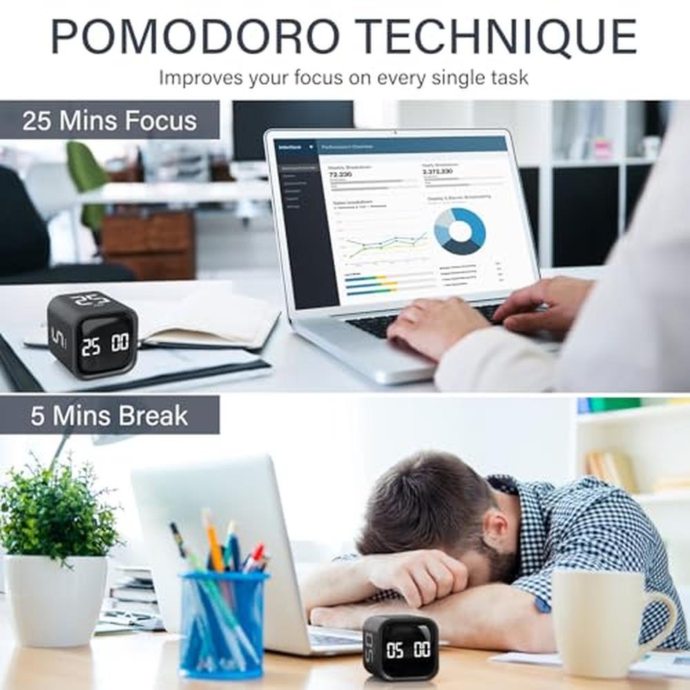 Rotating Pomodoro Timer | High-End Desk Accessory | Ultimate ...