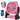 TDLOL Battery Powered Fan Rechargeable,Cordless Camping Fan with Led Lights 360 Hook, USB Battery Operated Fans for Women,4 Speeds Tent Portable for Traveling X23 Pink