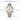 Aroncent Valentines Couple Pair Watches: His and Hers Waterproof Watches with Three Eyes Roman Numerals Dial Calendar Luminous Hands - Quartz Analog Wristwatches for Men and Women - Gold White