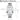 Aroncent Valentines Couple Pair Watches: His and Hers Waterproof Stainless Steel Square Quartz Analog Wristwatch with Roman Numerals and Date Display - Gifts Set for Lovers Men Women - White
