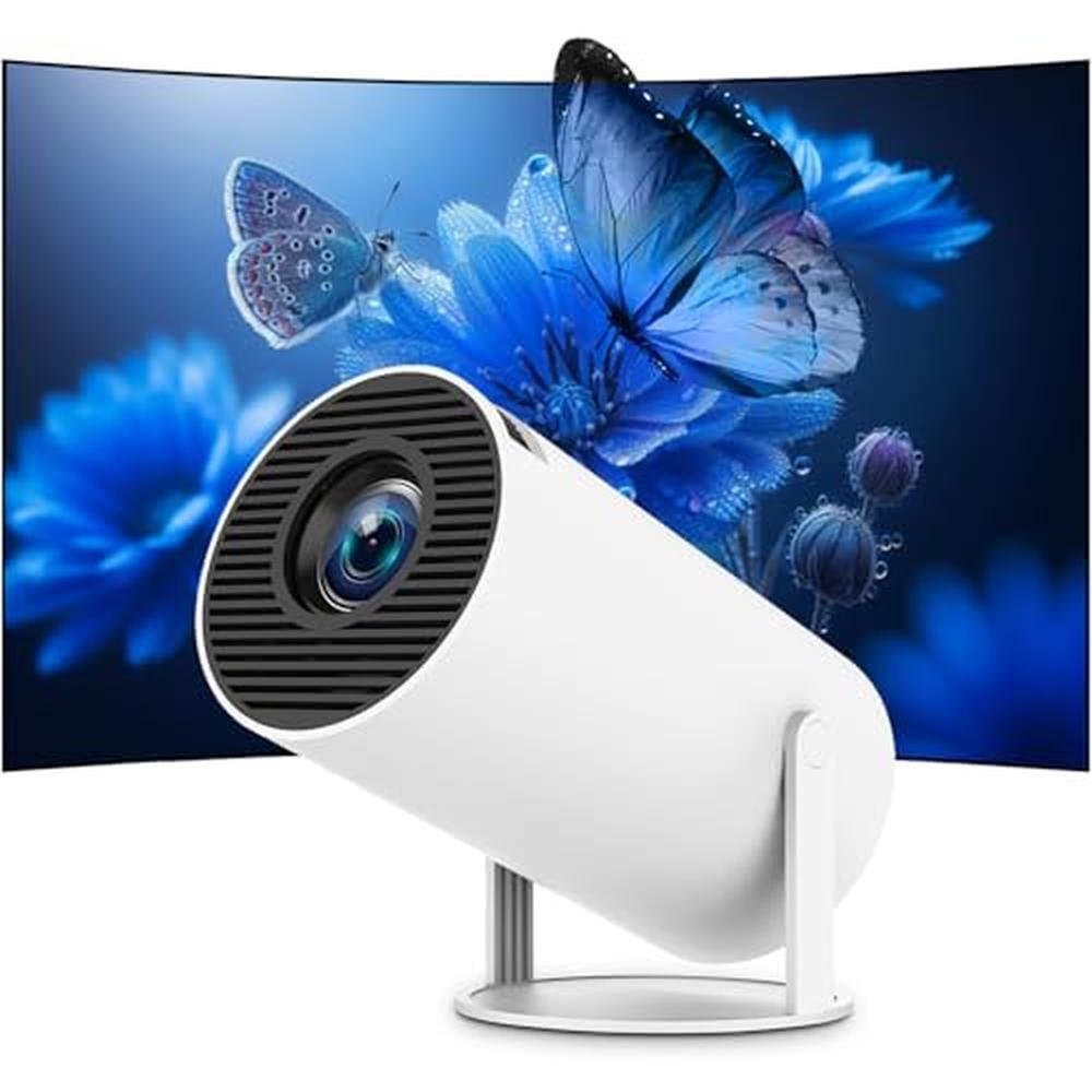 5 Inch Projector Portable Projector | Mini 4K WiFi 6 BT 5.2 Upgraded Model | Ultimate H ...