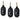 A8 Wireless Guitar Transmitter Receiver System, 2.4GHz Rechargeable, 24-bit/48KHz Audio, Low Latency <4ms for Electric Guitar & Bass, Wireless Audio Transmitter & Receiver (A8-2(2TX+1RX))