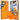 CCSmall for Samsung Galaxy S25 Ultra Case with Adjustable Wrist Strap Kickstand, PU Leather Handstrap Grip Loop Wristband Phone Cover with Ring Finger Holder Case for Samsung S25 Ultra ZWD Orange