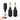 A12 Wireless Guitar Transmitter Receiver - 2.4GHz System, 24-bit 48KHz Audio, 100ft Range, No Latency, Rechargeable, Easy Pairing for Electric Guitar & Bass - Accessories (2TX+1RX)