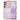 LCHULLE for Samsung Galaxy S25 Ultra Case for Women Girls, Cute Wave Frame Curly Shape with Love Heart Camera Protection Cover Luxury Plating Shockproof Phone Case for Galaxy S25 Ultra 5G,Light Purple