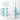 VANTREEGAO Electric Toothbrush 2 Pack (White & Blue, 2 Pack)