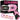 Pink Power Electric Screwdriver Cordless Mini Drill Set - 4V Rechargeable Pink Cordless Screwdriver Set for Women w Bubble Level LED Light - Small Screw driver with Pivotal Handle and Fold-Out Bits