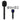JCMOYUTY Stand for Magnetic Mic Holder DJI Mic Mini, Mic 1, Mic 2, Portable Handle for Rode Wireless Micro, GO 2 II, ME, Pro Wireless Lav Microphone Interview Handheld Handle Mount Adapter
