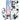 Boaretiu Cute Kawaii for Samsung Galaxy S25 Ultra Case with Stand - Fashion Cool 360 Rotate Ring Holder Kickstand Blue Flower for Women Girls Boys Teens Girly for Galaxy S25 Ultra Case
