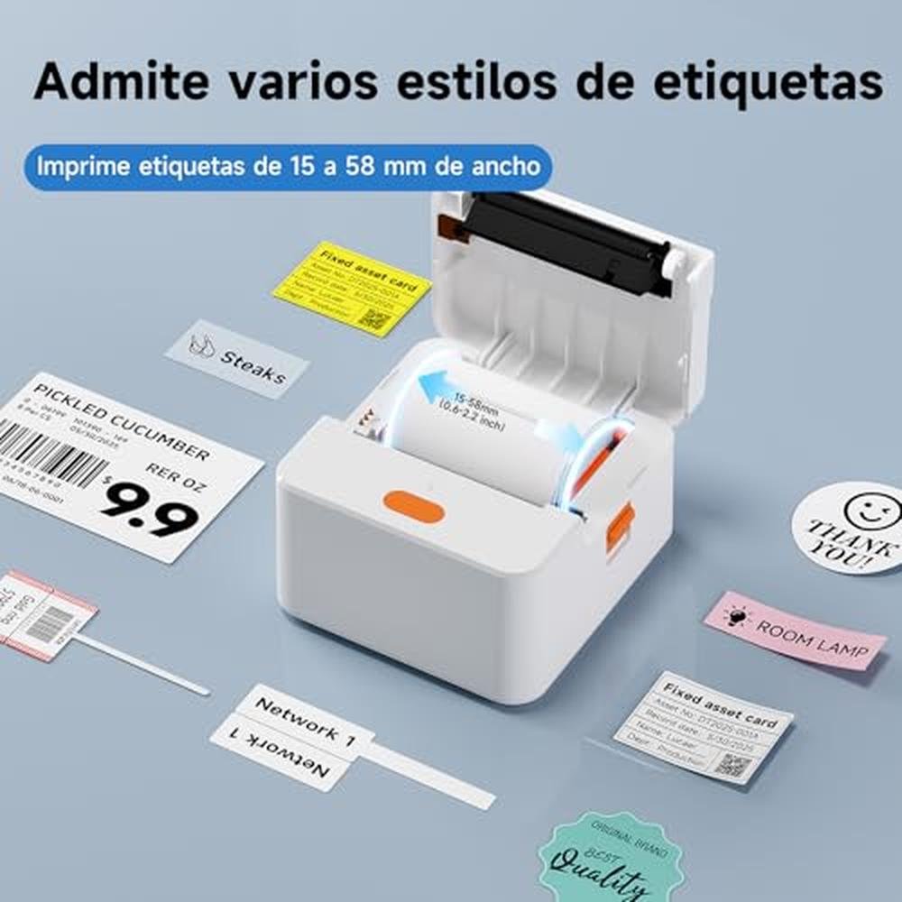 Label P1 Label Maker | DETONGER P1 2-Inch Thermal Printer | Portable Bluetooth ...