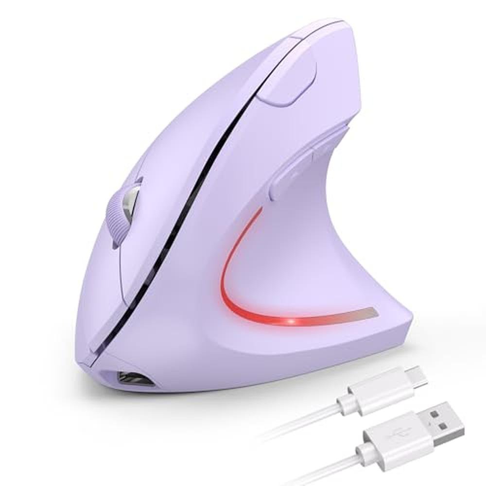 Ergonomic Wireless Mouse | TECKNET M003 2.4GHz USB Vertical Silent ...