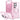 Zalinbo for Samsung Galaxy S25 Ultra Case with 360Rotatable Magnetic Ring Stand Compatible with Mag-Safe Military Protection Shockproof Matte Translucent Phone Cases for S25 Ultra 6.9",Pink