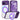 AmoraAqua Compatible with Google Pixel 9 Pro XL Case with 360 Magnetic Ring Stand [Compatible with Mag-Safe ] Shockproof Translucent Phone Case for Google Pixel 9 Pro XL 6.8 inches,Purple