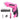 Soleilwear Electric Screwdriver 12pcs 3.6V USB Cordless Rechargeable Screwdriver Set, Power Pink Tools with Driver Bit Set for Women