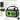 44400mWh/12000mAh Emergency Radio, Hand Crank Portable Solar Radio AM/FM/NOAA Weather Radio with 2 Solar Panels,3 Charging Methods,SOS Alarm,Flashlight,Phone Charger,Compass,Reading Lamp(Grass Green)