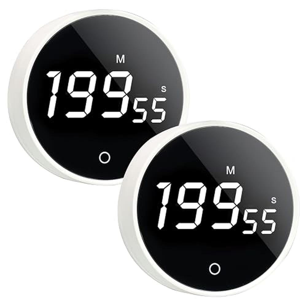 At5 Timer Timer 2Pcs | Premium Grade USA Imported Digital Kitchen Timers | Large ...