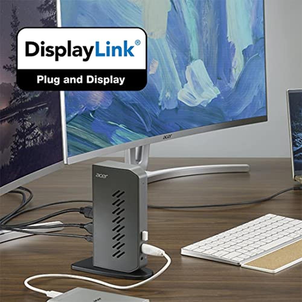 Acer U301 USB 3.0 Dock | Premium Indian Importer | 2x HDMI Ports, 2x ...