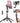 Tripod iPhone | ACKIMA Magnetic Tripod Portable Selfie Stick Phone Tripod with Remote Four-Leg Support | Ultimate iPhone Tripod Stand for Magsafe
