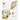 ADSBIAOYE Gold Watches for Women with Square Roman Dial Vintage Small Bracelet Ladies Quartz Wrist watchs Water Resistant (Two Tone)_Twotone_595