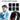 Advanced Health Smartwatch for Women Men with Real-Time Monitoring of Heart Rate, Blood Oxygen, Body Temperature, Blood Pressure, Sleep Auality and Stress Levels.Always-On Display, for Android & iOS_Black_1269